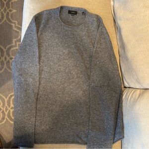 Vince Men's Charcoal Crewneck Sweater